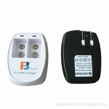 Charger for 2pcs 9V Batteries